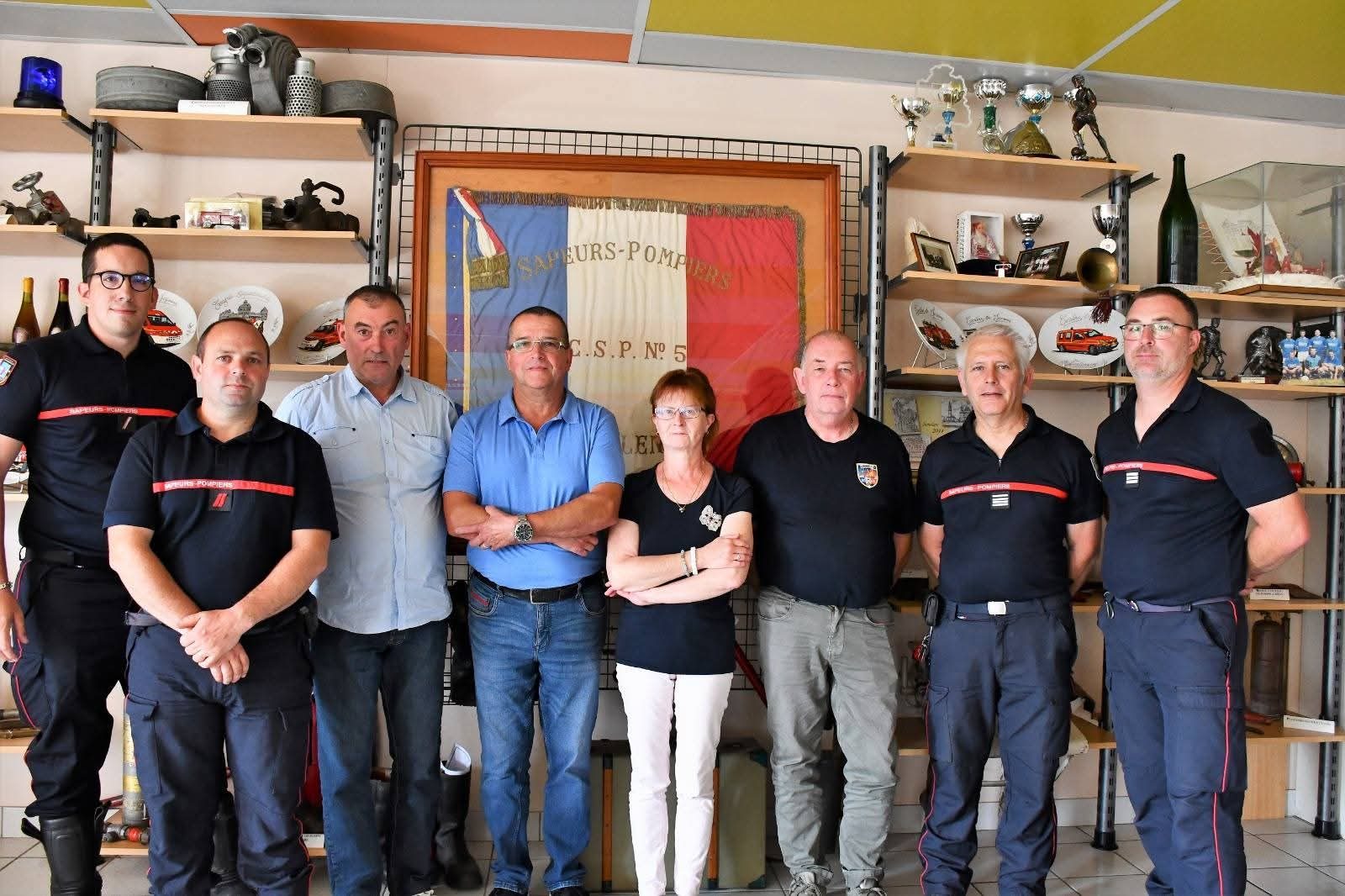 L'équipe de bénévoles de l'Arsenal des Pompiers Euréliens